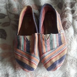 SALE ☆5 for $10☆ Striped Aztec Canvas TOMS .